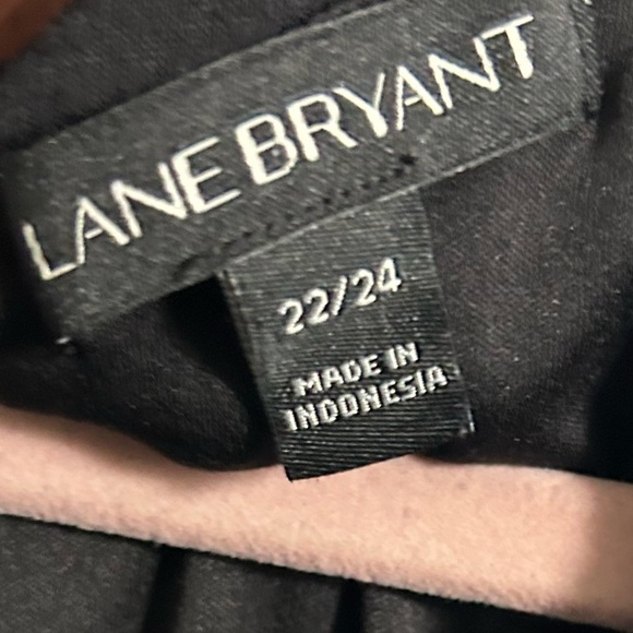 LANE BRYANT White/Black Floral Cold Shoulder Blouse Top Size 22/24 - Picture 5 of 6